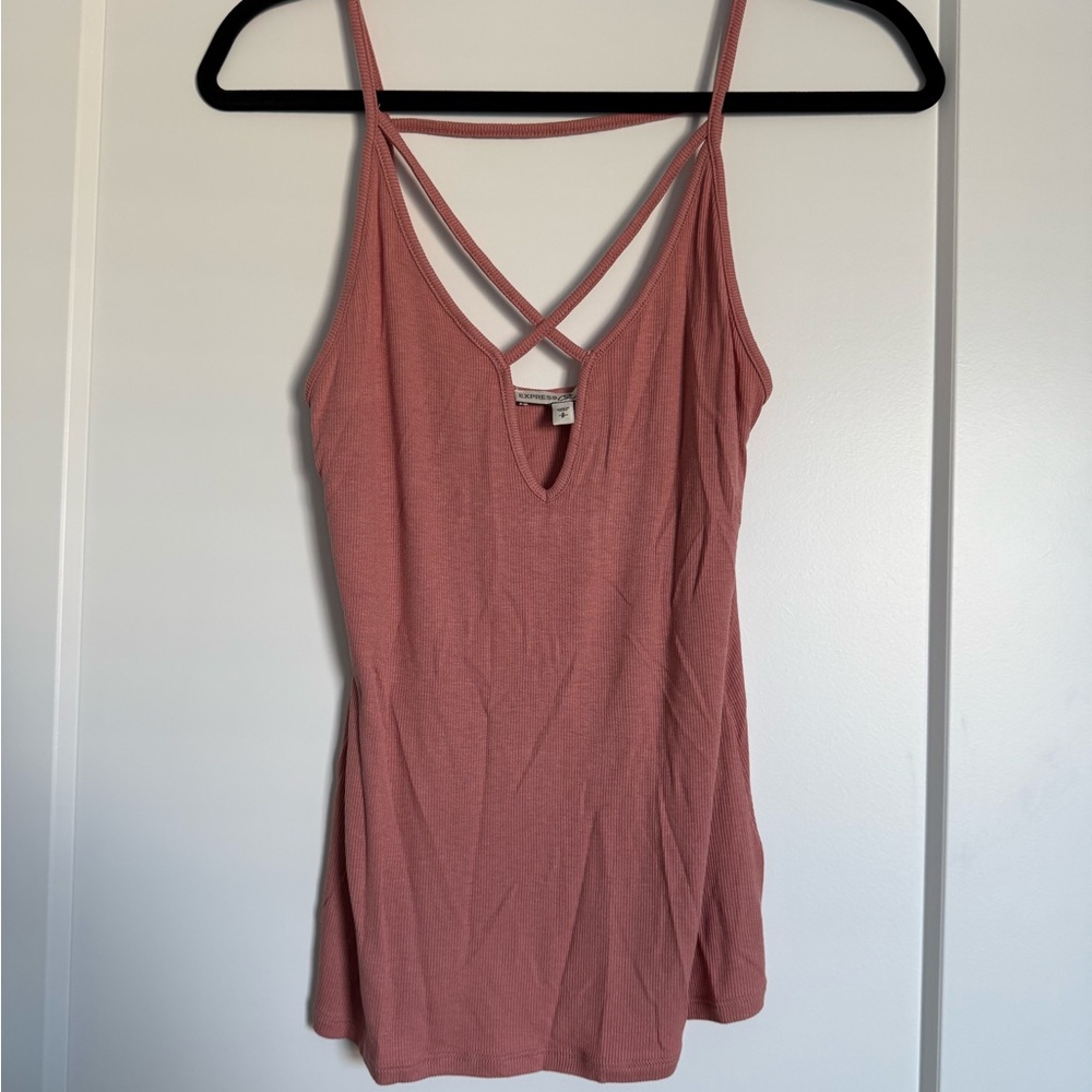 Express OneEleven Pink Strappy Camisole